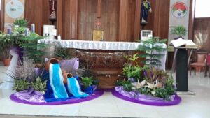 Dekorasi Altar Paroki Cililitan