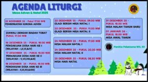 jadwal natal 2025