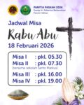 Jadwal Rabu Abu 18 Feb 2026